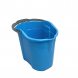 Ведро  пластиковое для уборки под швабру с двумя носиками 14 л, Синее (DRK)