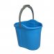 Відро пластикове для прибирання під швабру з двома носиками 14 л, Блакитне (DRK)