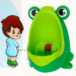 Горшок-писсуар детский Технок для мальчиков Лягушка, Зеленый (DRK)