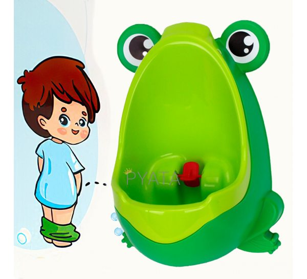 Горшок-писсуар детский Технок для мальчиков Лягушка, Зеленый (DRK)