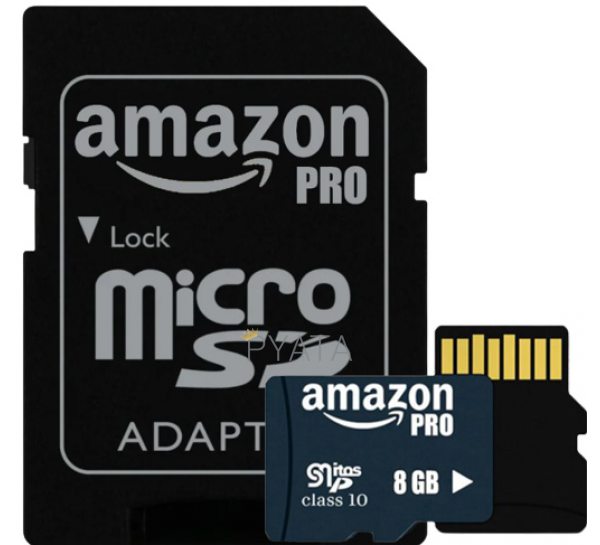 Карта пам'яті micro SD 8 GB Amazon pro