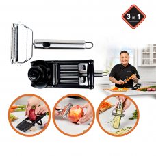 Овочерізка овочечистка шатківниця Copper Chef 3-в-1 Titan Peeler (225)