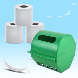 Тримач пластиковий для туалетного паперу настінний, кольори в асортименті (DRK)