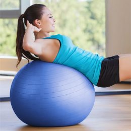 Мяч для фитнеса (фитбол) 75 см Yoga Ball Синий