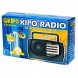 Компактний всехвильовий радіоприймач KIPO KB-308AC, Чорний (В)