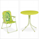 Детский набор мебели для пикника складной стол, 2 кресла, зонтик, алюминиевый (222)