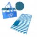 Пляжний килимок з ручками для перенесення 120х170 см, Синій, Червоний, Зелений (ARSH)