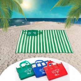 Пляжный коврик с ручками для переноски 120х170 см, Синий, Красный, Зеленый (ARSH)