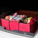 Трисекційний органайзер - холодильник Trunk Organizer & Cooler в багажник авто, Червоний (205)