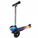 Триколісний самокат Scooter 906 Полум'я з сяючими колесами для дітей від 1 року