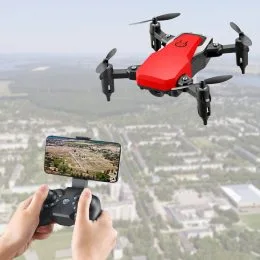Складной квадрокоптер с пультом управления и камерой Fold drone LF606-1