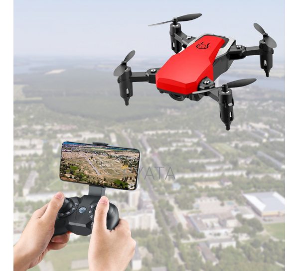 Складной квадрокоптер с пультом управления и камерой Fold drone LF606-1