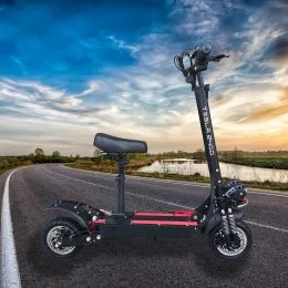 Электрический самокат TESLA 24000 EL-52V-24A 1200 Вт с сиденьем (237)