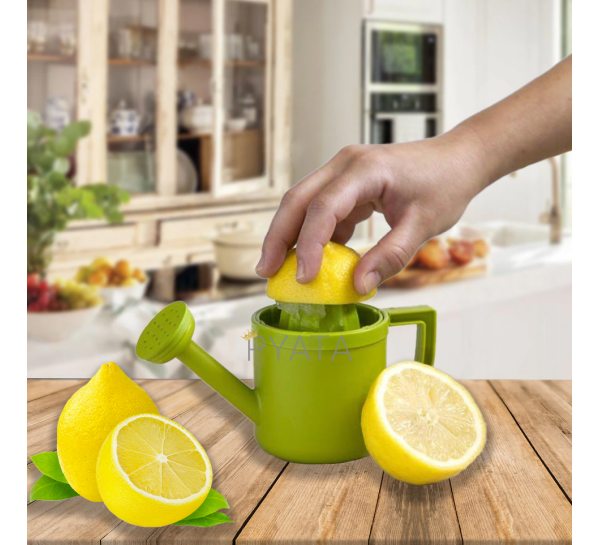 Соковыжималка ручная в виде лейки (Lemon juicer), зеленая (518)