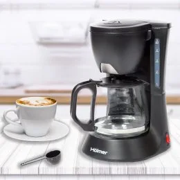 Кофемашина Hölmer HCD-011, черная, 600 Вт