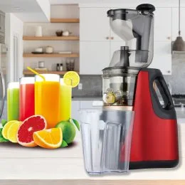 Соковитискач стаціонарний DOMOTEC MS-5222, червоний, 250 Вт