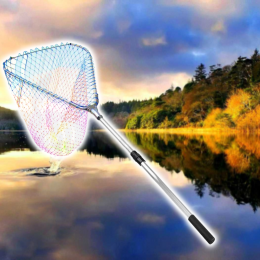 Подсак рыболовный с треугольной головкой, цветная леска Ø50 (988)