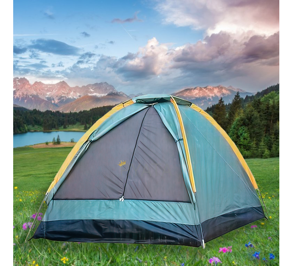 Однослойная туристическая палатка Lanyu LY 1626, 2-х местная, 210*150*130 (988)