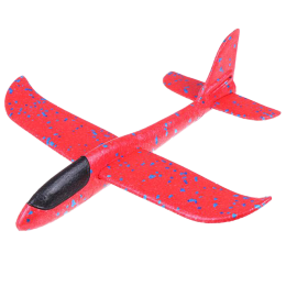 Дитячий метальний планер Fly Plane 48 см, з пінопласту Червоний