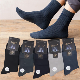 Чоловічі довгі шкарпетки Золото N106-4, демісезонні (упаковка 10 шт; розмір 41-47)