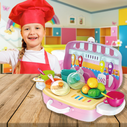 Детский игровой набор повара Happy Chef, в пластиковой сумке-кейсе