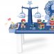 Детский игровой конструктор RUNRUN Block World, со столиком, 69 деталей, синий (В)