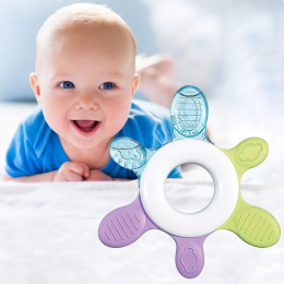 Кольцо-прорезыватель NIP Солнышко 37073, охлаждающее, для детей от 3-х месяцев (TK)
