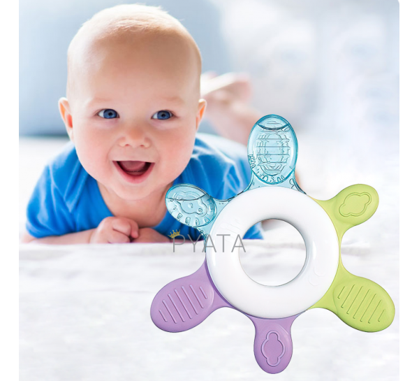 Кольцо-прорезыватель NIP Солнышко 37073, охлаждающее, для детей от 3-х месяцев (TK)