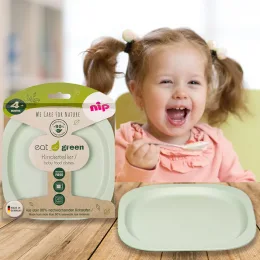Мисочка дитяча Nip 37068, для годування, еко-серія Green, 1 шт (TK)