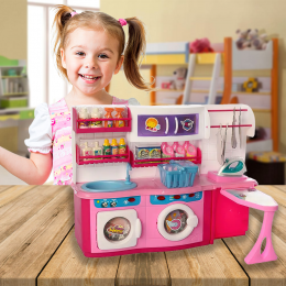 Детский набор мебели sweet home для кукол, со звуковыми и световыми эффектами 2802LN