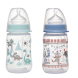 Пластикова пляшечка для годування NIP 35041, 260 мл, з широкою шийкою, для хлопчиків, ACTIFLEX (TK)