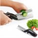 Універсальний кухонний ніж-ножиці Clever Cutter 2в1, для нарізки овочів (237)