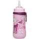 Детская поилка Straw Cup Nip Жирафы 35068, 330 мл, пластиковая, с трубочкой (TK)