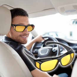 Антибликовые очки HD Vision, желтые линзы, для вождения
