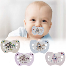 Пустушка NIP Newborn 313040, для новонароджених, силіконова соска, 0-2 місяці, 2 шт (TK)