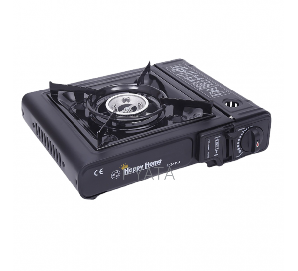 Газовая плита Happy Home 155-A пьезо металлический распылитель (картриджная)