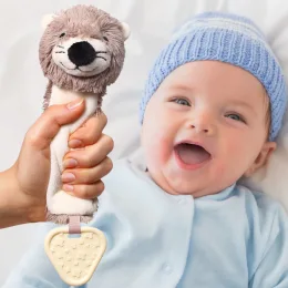 Игрушка BabyOno Выдра Маги 738, с прорезывателем и пищалкой (SB)