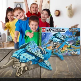Конструктор дитячий Minecraft 6066, пластиковий, що розвиває, 574 деталей (593)