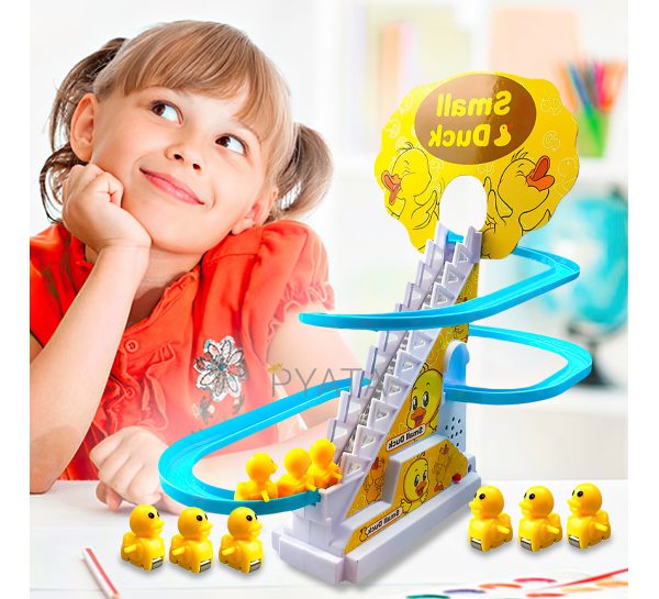 Атракціон з качечками на магнітах 3 шт, музична іграшка "Small Ducks" (HA-125)