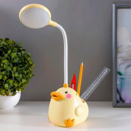 Дитяча настільна Led лампа "Качка" з відділенням для канцтоварів, Duck Lamp світильник нічник (219)