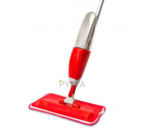 Умная швабра 3 в 1 с распылителем Healthy Spray Mop Deluxe, красный цвет