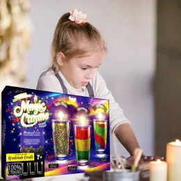 Набір для творчості Magic Candle Crystal, створення парафінових свічок із кристалами своїми руками (IGR24)