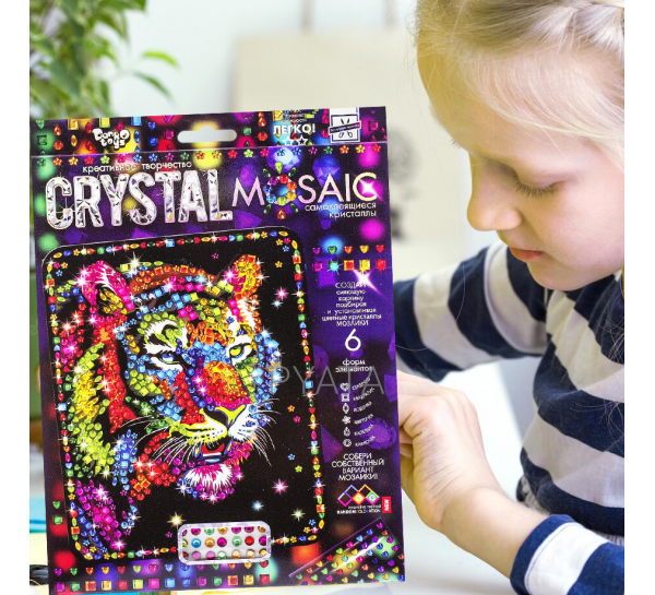 Детский набор для творчества Crystal Mosaic, мозаика из кристаллов, Данко Тойс (IGR24)