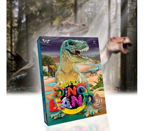 Настільна гра "Dino Land 7-в-1 Danko Toys" досвід, дослідження, творчість (IGR24)