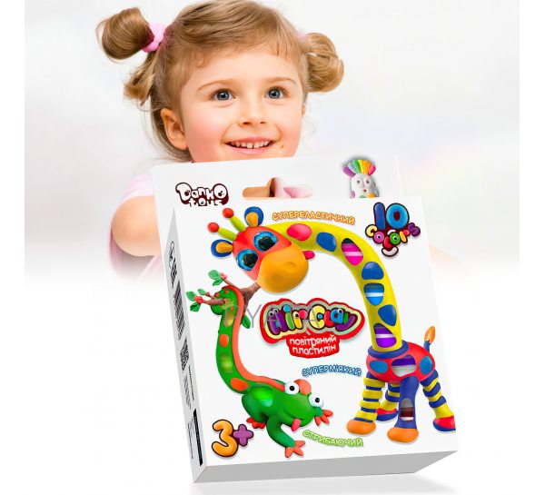 Повітряний пластилін, набір для дитячої творчості 10 кольорів (IGR24)