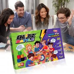 Игра настольная вопросы на скорость «Blitz Battle», на русском (IGR24)