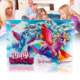Настольная развлекательная игра гонки пони "Pony Race" Danko Toys (IGR24)