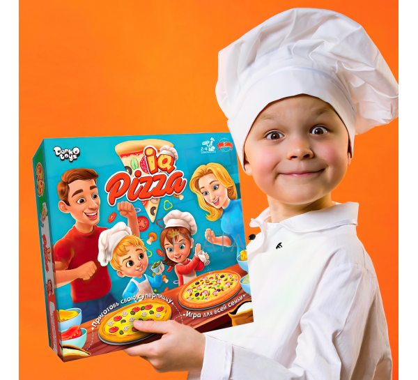 Настольная игра пиццерия для всей семьи"IQ Pizza" Danko Toys рус (IGR24)