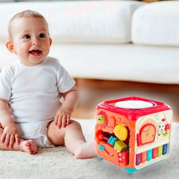 Развивающая игрушка "Куб" для маленьких детей Limo Toy (IGR24) FT 0029 AB (В)
