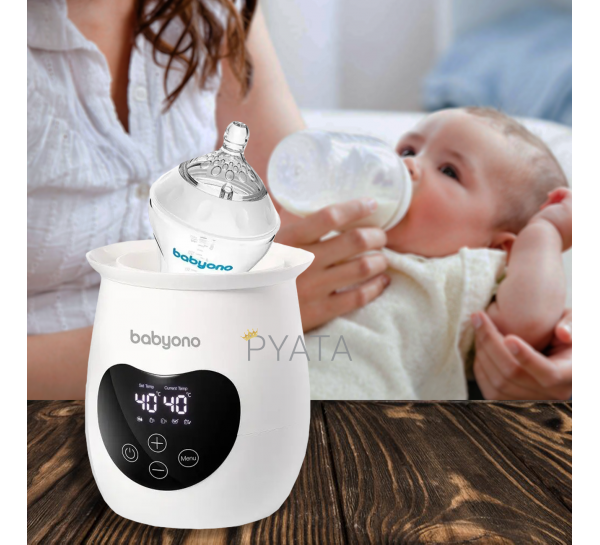 Электрический нагреватель Natural nursing BabyOno 968/01, 2 в 1, с дисплеем, белый (SB)